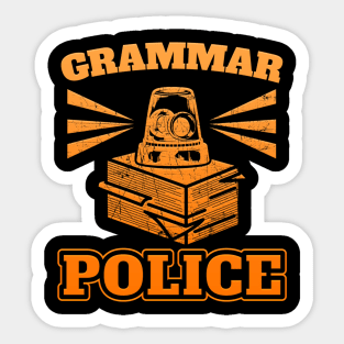 Grammar Police Sticker